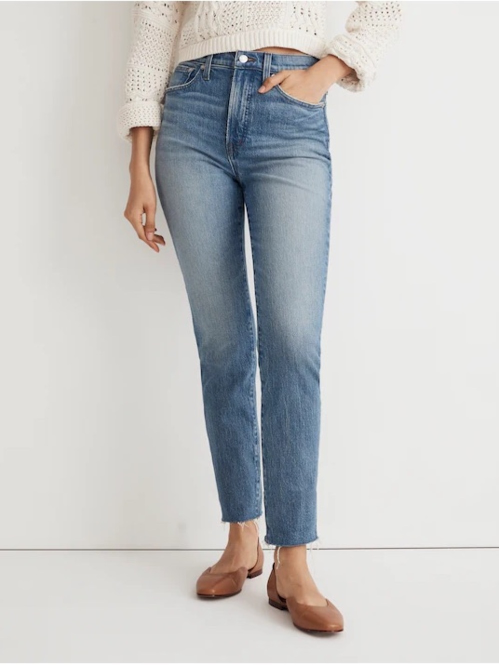 Madewell Women’s Size 26 The Perfect Vintage Jean Raw-Hem Edition